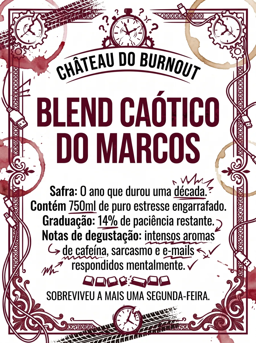 Rótulo Personalizado de Vinho Sommeliart Nº 01