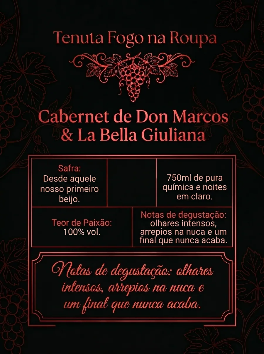 Rótulo Personalizado de Vinho Sommeliart Nº 04