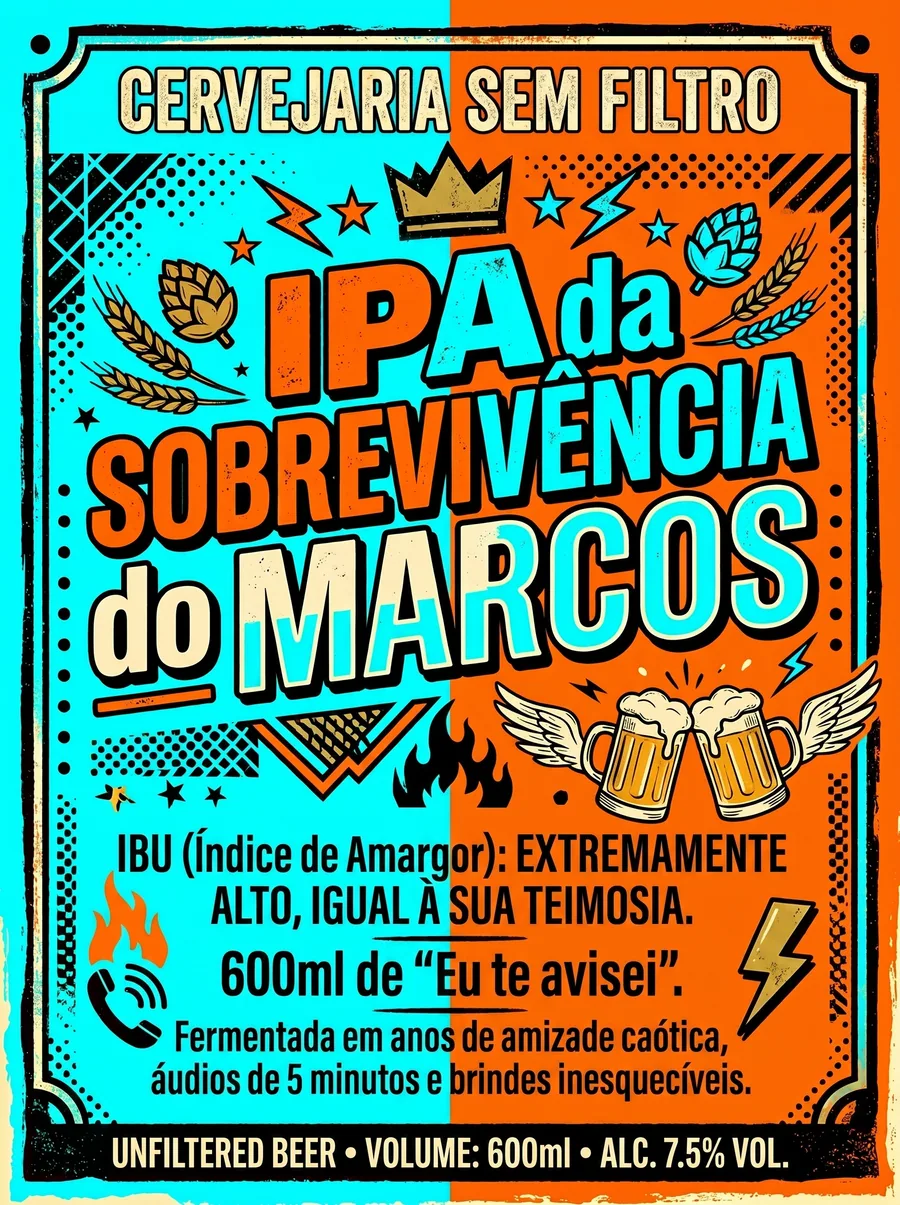 Rótulo Personalizado de Vinho Sommeliart Nº 12