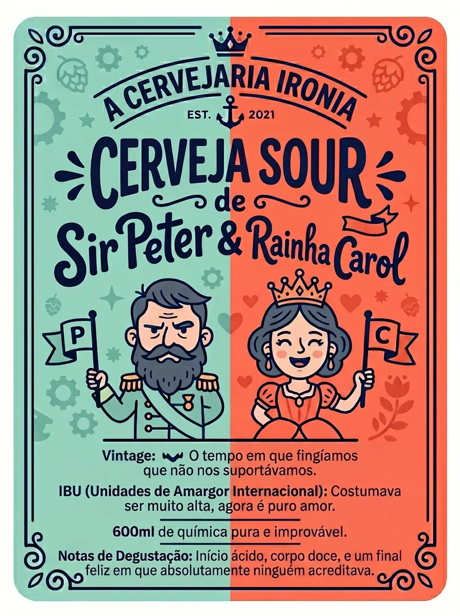 Rótulo Personalizado de Vinho Sommeliart Nº 13